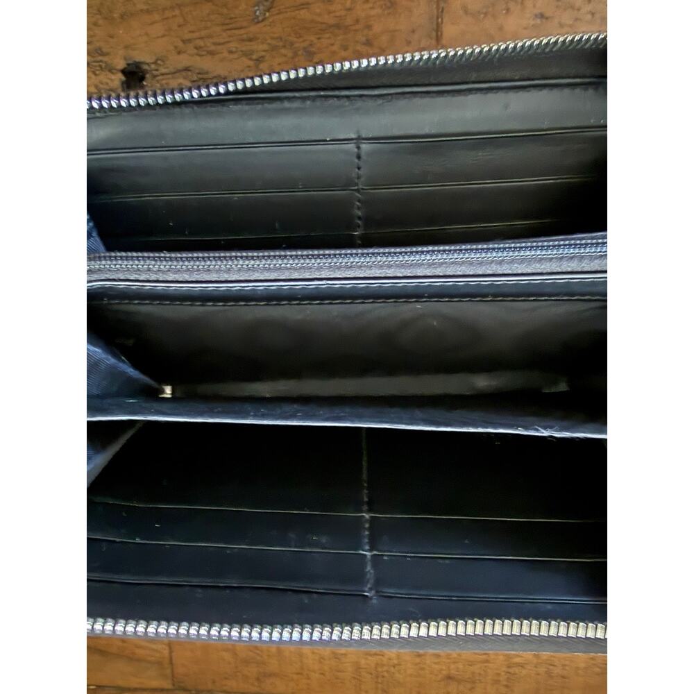 Gucci Wallet Mens GG Supreme Canvas Snake Print Zip Around Long Wallet W/COA - Picture 8 of 14